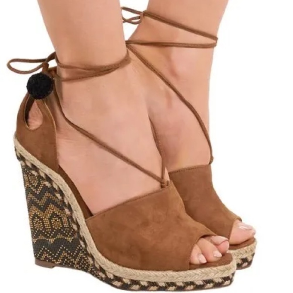 Aquazurra Palm Springs Wedge Espadrillas 115